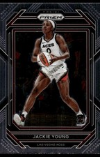 Jackie Young 2023 Panini Prizm WNBA #121 Las Vegas Aces AutographDen