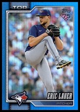 2026 Topps Series 1 Baseball Eric Lauer Blue Holo Foil 81 /150 #175 Blue jays