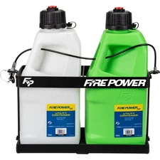Fire Power Black 5 Gallon Utility Double Jug Rack 300-10292