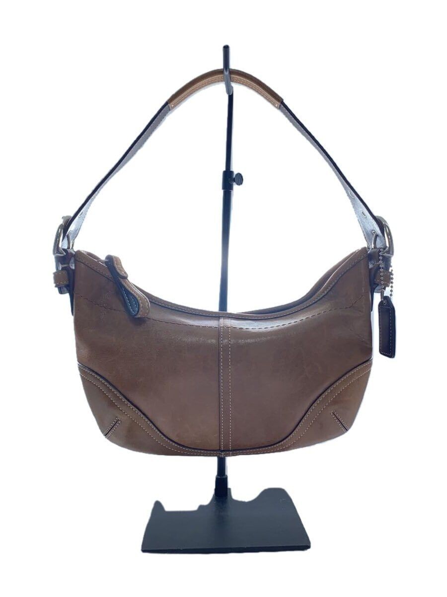 バッグ Coach Small Soho Hobo Shoulder Bag Brown COACH Shoulder Bag Leather Small Hobo _ Soho Camel Brown