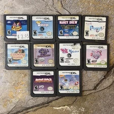 Lot of 10 Nintendo DS Games Cake Mania, My Little Pony, Petz, etc. **TESTED**