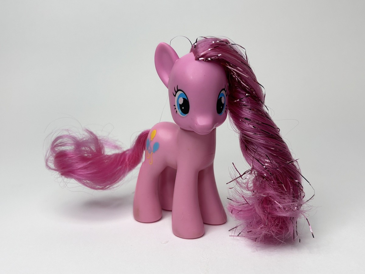 My Little Pony G4 Pinkie Pie 3” Brushable Figure W/ Pink Tinsel