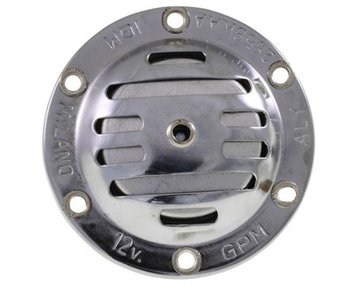 Hupe / Schnarre UNI AUTO 12V AC verchromt für Vespa VBB, VBA, VLA, GS, SS Ersatz