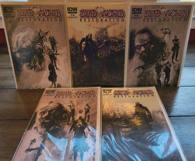 IDW Deadworld Restoration Comics Issues #1-5 Run Set