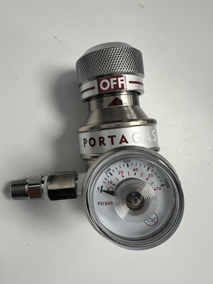 #ad #ad PORTAGAS 100 16P0.5 Gas Regulator 16 Bar 230 PSI for Calibration Cylinders $99.00