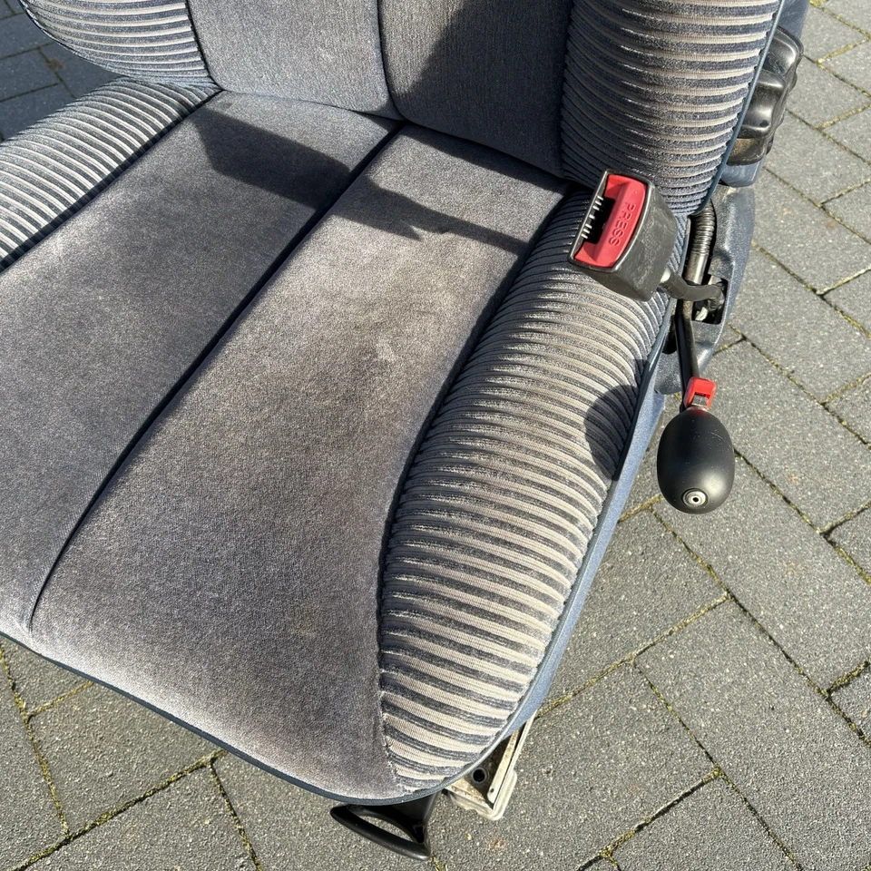 Mercedes W126 SE L Beifahrer Sitz Vorne Rechts Blau Velours Lordose Sitzheizung - Bild 4 von 4