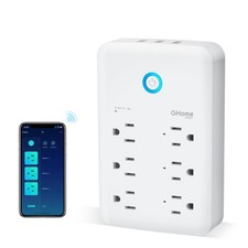 Plug Outlet Extender, USB Wall Charger with 3 Individual Smart Outlets and 3 ...