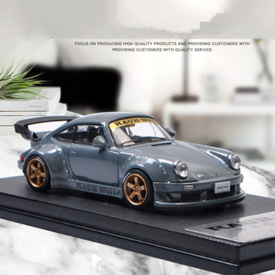 1:64 Porsche 911 930 993 RWB MC BSC Modell Auto Metall Sammlerstück