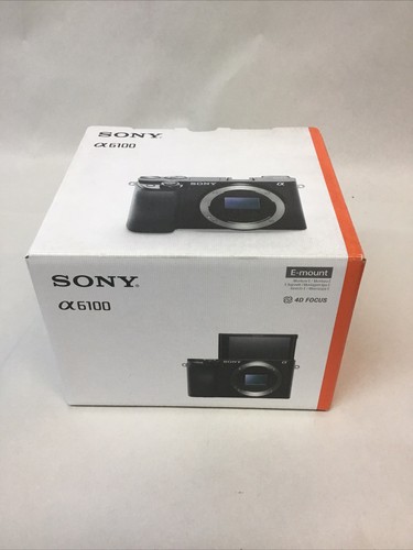 Sony Alpha a6100 24.2MP Camera - Black, W/ Charger, Bag & 2 batteries *READ* - Picture 3 of 20