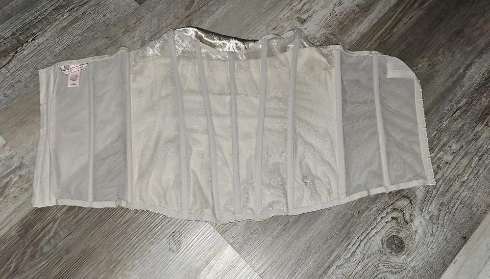 Серебряный мерцающий корсет на косточках - Victoria's Secret - Изображение 3 из 4