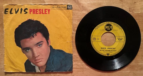 45 7" FRENCH SP ELVIS PRESLEY ARE YOU LONESOME TONIGHT? RCA 45-467