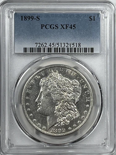 1899-S Morgan Dollar : PCGS XF45