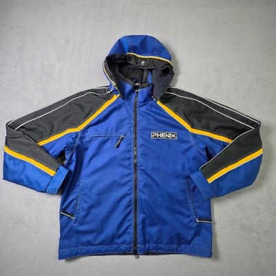 Phenix Jacket Mens XL Blue Zip Hooded Superior Performance Technical Ski Snow
