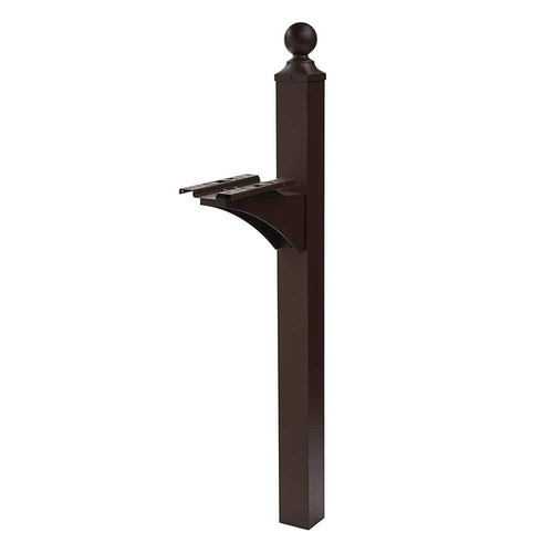 Landover Aluminum, Crossarm, Mailbox Post, Bronze