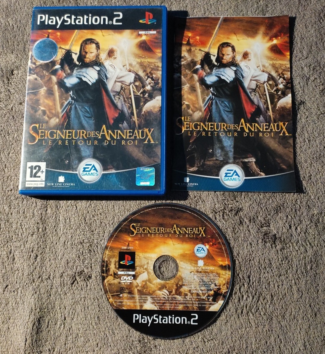 Jaquettes PS2 Le Seigneur Des Anneaux : Le Retour Du Roi - Covers Avant/arrière - Occasion Bon état