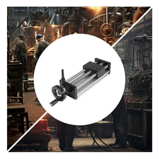 9.06in Length Manual Sliding Table Linear Rail Guide 150mm Effective Stroke