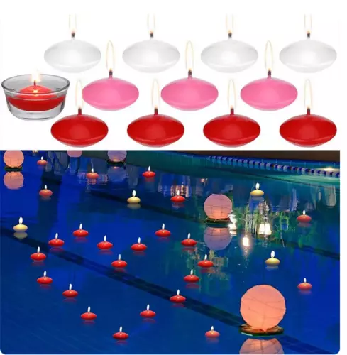 20pcs Floating Candles Spherical Floating On The Water Smokeless Wedding Party D