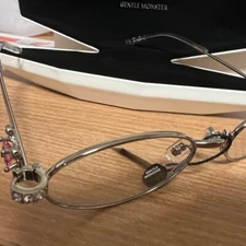 Gentle Monster On Ring 02 Silver Frame Clear Lens N3SEIXDY3SGW CBP Form Required