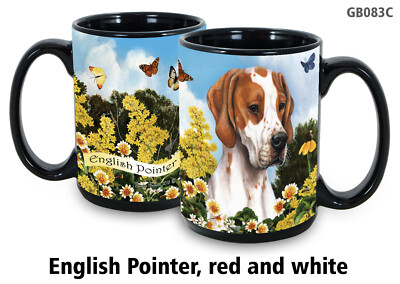 Garden Party Mug - Red and White Pointer