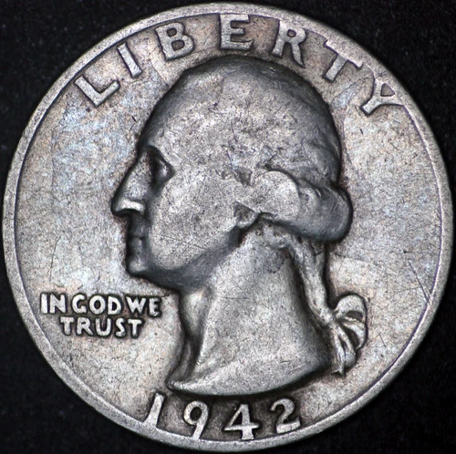 1942 S Washington Quarter EF