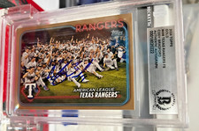 2024 Topps Series 2 Rangers Team Base Card #498 Cody Bradford Auto BAS COA