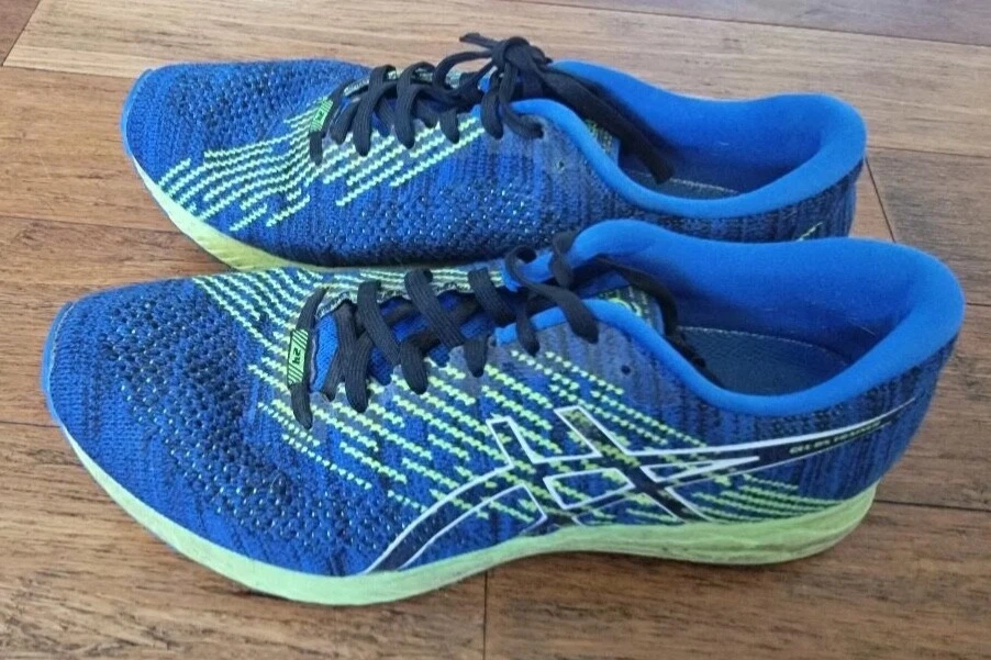 Asics GEL DS Trainer 24 Running Sneaker Electric Blue Neon