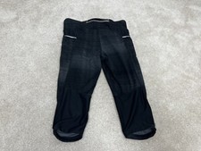 Athleta Leggings Womens Small Black Yoga Capri Pants Stretch Spandex Zip Pocket