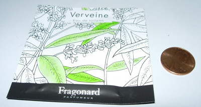 WOMENS MENS FRAGONARD VERVEINE 2 ML TOWELETTE Perfume EDT VERBENA LEMON PEEL