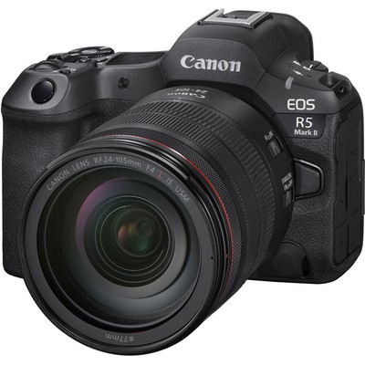 Canon EOS R5 Mark II Mirrorless Camera with 24-105mm f/4 Lens - 6536C012
