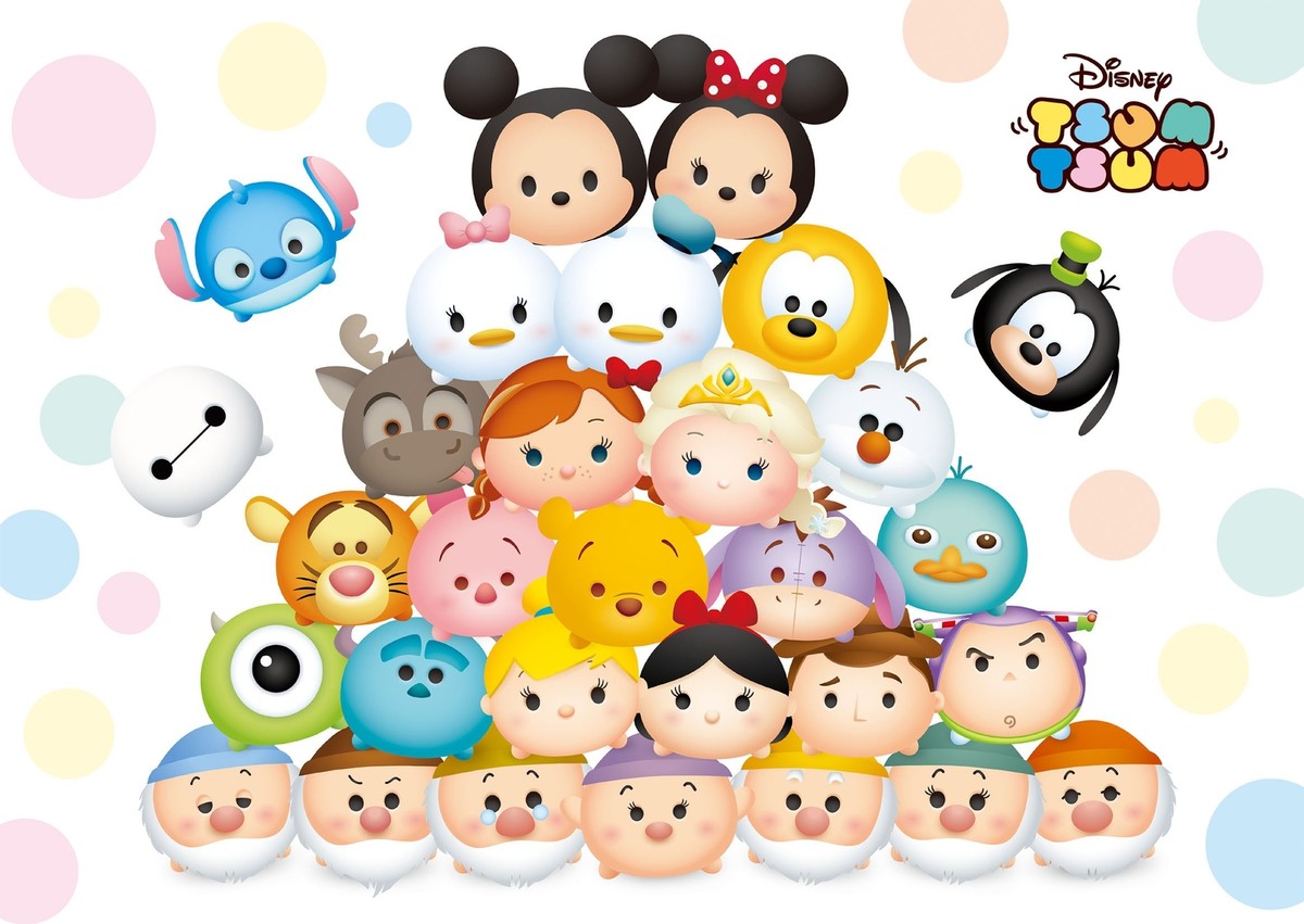 Tenyo 300 piece jigsaw puzzle Disney love! TSUM TSUM (30.5x43cm) D