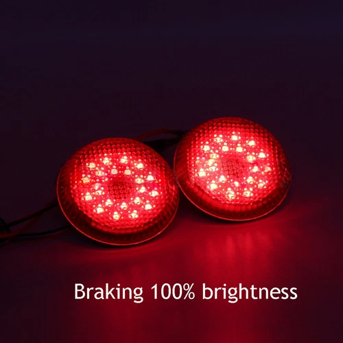 2x LED Tail Rear Bumper Reflector Lights Brake Lamp For Toyota Corolla 2007-2010 - Bild 6 von 13