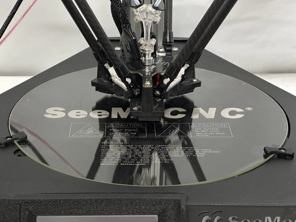 Impresora 3D de escritorio SeeMeCNC BOSSdelta 300 290 mm de diámetro x 495 mm cama LEER DESC Foto 2 de 4