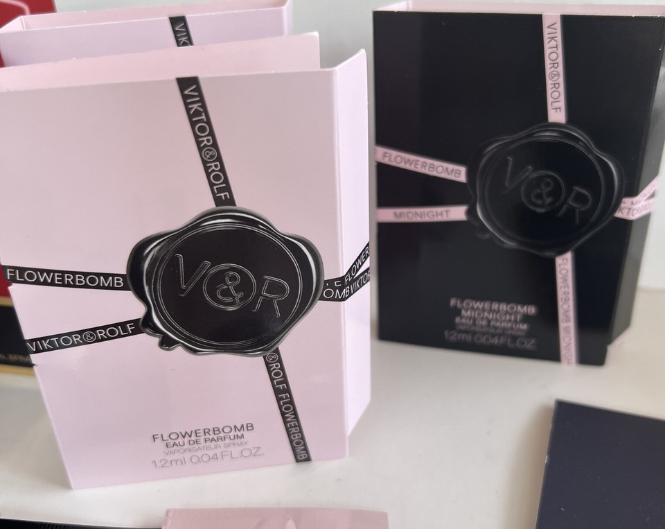 Viktor & Rolf Flowerbomb Parfum Sample Vials MONAT ORIBE KILIAN