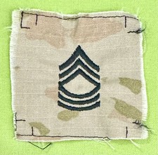 US Army OCP Rank Sew On - E8 Master Sergeant