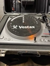 VESTAX PDX-2000 Direct Drive Turntable Record Player Direct Drive silver in case