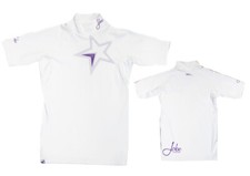 Impress Rash Guard Rebel Kinder weiss Lycra T-shirt Sonnenschutz Schwimmshirt N5