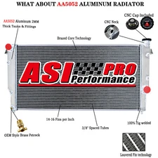 ASI 4 Rows Aluminum Radiator for 1994-2002 Dodge Ram 2500 3500 5.9L L6 Diesel/