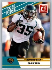 #26 Deji Karim Rookie Jacksonville Jaguars 2010 Donruss Rated Rookies Box 1A