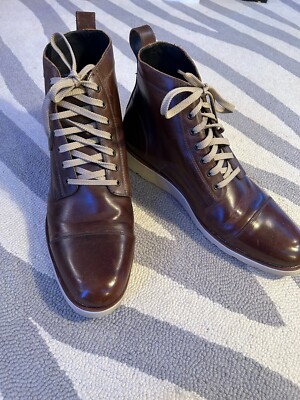 Helm Boots Lou  M00618 Brown Men's Size US 15M  Barely Worn