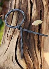 Hand Forged Drinking Horn Table Stand Holder Medieval Reenactment Costume