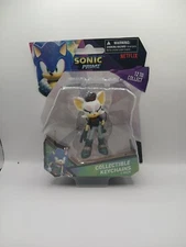 Netflix Sonic Prime 2" Batten Rouge  Figure Keychain Fast Ship