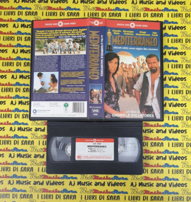 VHS Film MEDITERRANEO 1991 Claudio Bisio Giuseppe Cederna CECCHI GORI (F300)