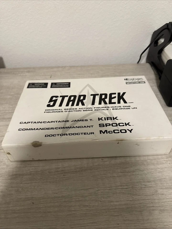 Figuras de acción Art Asylum Star Trek serie original Wave One Kirk Spock McCoy Foto 3 de 4