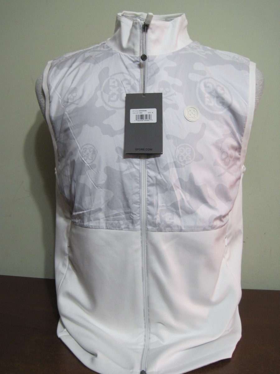 G/FORE G4 FULL ZIP TECH VEST　サイズS WOMENS G/FORE G4 GRAY FULL ZIP TECH FLEECE LINED GOLF VEST