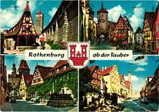 Rothenburg ob der Tauber Postcard ERNST GEISSENDORFER Unposted