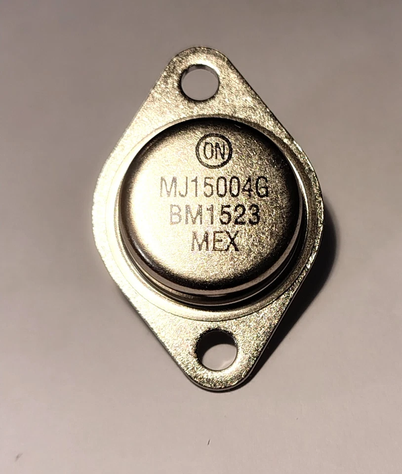 MJ15004G  Transistor GP BJT PNP 140V 20A 250W 3-Pin TO-3  ONDEMI