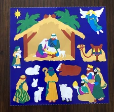 Vintage 1998 Mrs. Grossman's Nativity Stickers