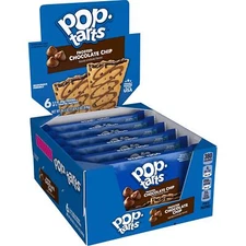 Kellogg's Pop-Tarts, Breakfast Toaster Pastries, Frosted Chocolate Chip, 22oz