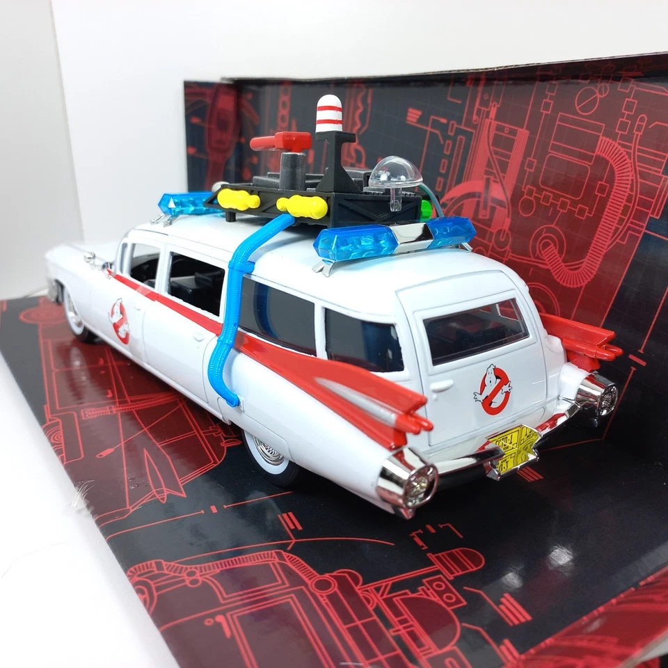1/24 COCHE CAR CADILLAC 1959 GHOSTBUSTERS CAZAFANTASMAS ECTO 1 JADA TOYS  - Imagen 3 de 4
