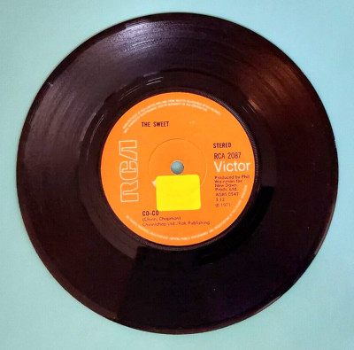 THE SWEET - RCA 2087 - Co-Co / Done Me Wrong All Right 1971 (928)